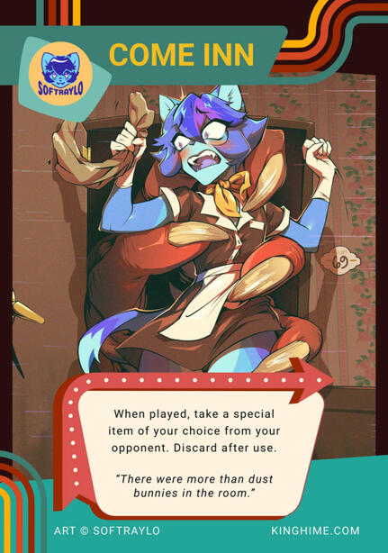 FWA themed exclusive card for the adult den TCG rally
